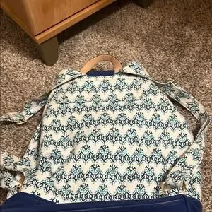 Vineyard Vines Blue and White Women\'s Backpack vineyard vines Everyday Backpacks | Mercari main image 4